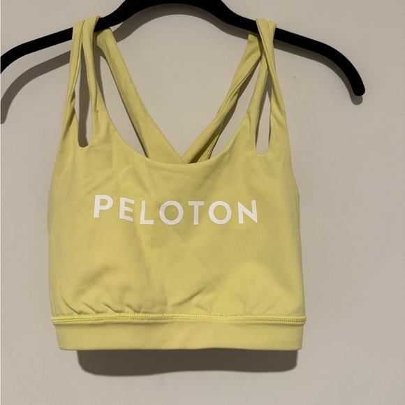 Peloton Other - Peloton Yellow Cross-Back Sports Bra